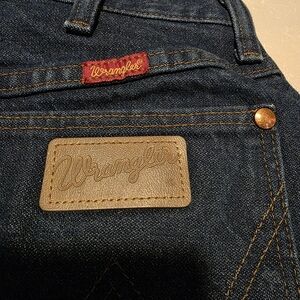 Wrangler Women's Dark Blue Straight Leg Jeans